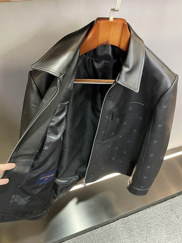LV 짙은무늬 자수 양피 자켓 001-271777