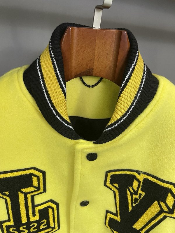 LV 리미티드 컬러블록 캐시미어 야구 자켓 001-271780