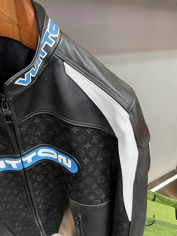 LV 오토바이 레이싱 가죽 자켓 001-271784
