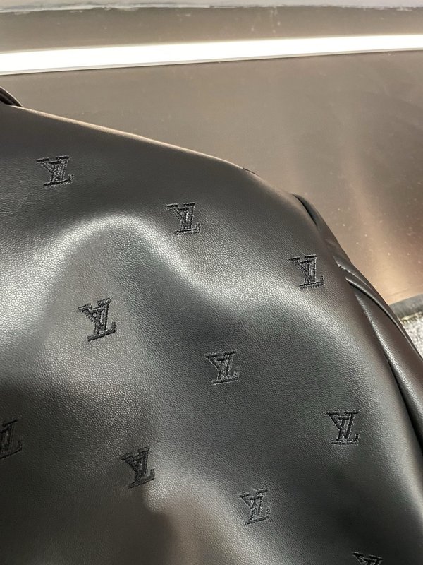 LV 블랙 가죽 자켓 001-271817