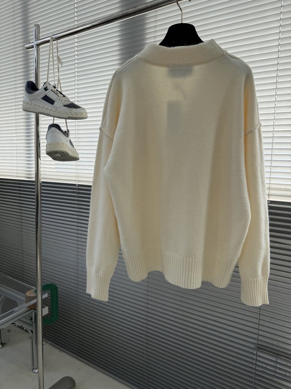 Ami Paris 하트 자카드 가디건 001-271829