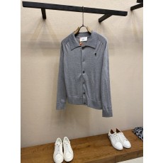 AMI Paris 하트 자수 니트 가디건 001-271836
