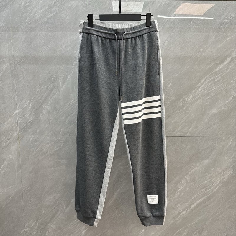 톰브라운 컬러배색 4줄 스웨트팬츠 001-271861
