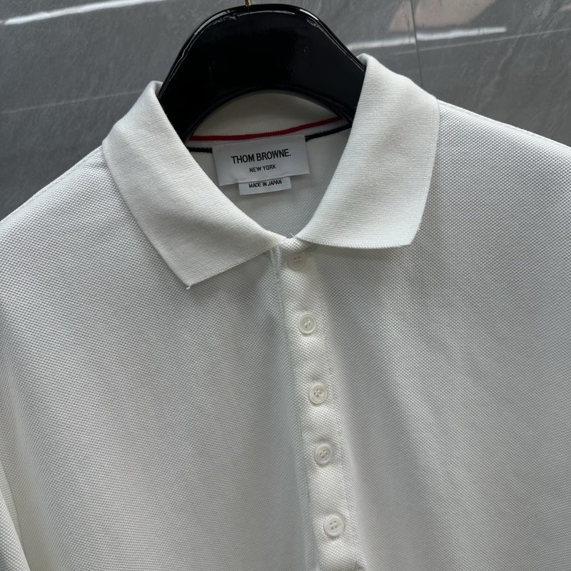 톰브라운 강아지 하트 자수 폴로 셔츠 001-271880