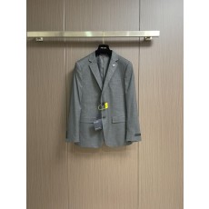 트라이앵글 로고 캐주얼 정장 재킷 & 바지 세트 001-271956