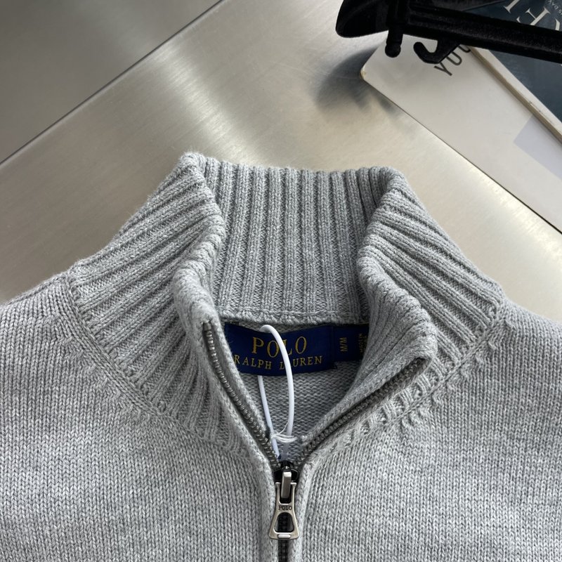 Ralph Lauren 반지퍼 니트 스웨터 001-272010