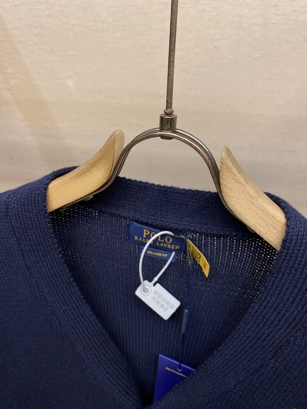 Ralph Lauren 자수 코튼 가디건 001-272014