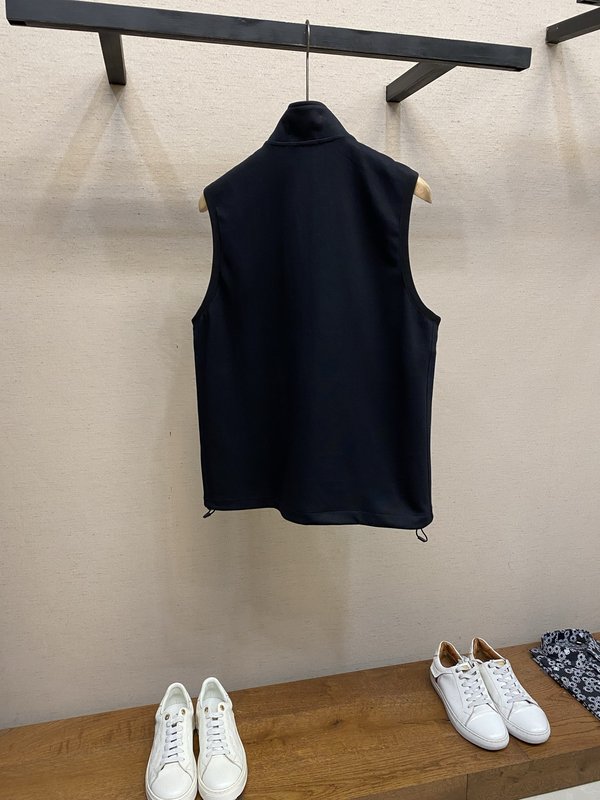 Ralph Lauren 하프넥 자수 양면 조끼 001-272018