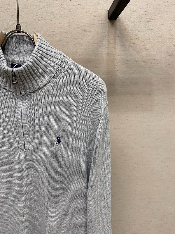 Ralph Lauren 하프넥 자수 니트 001-272020
