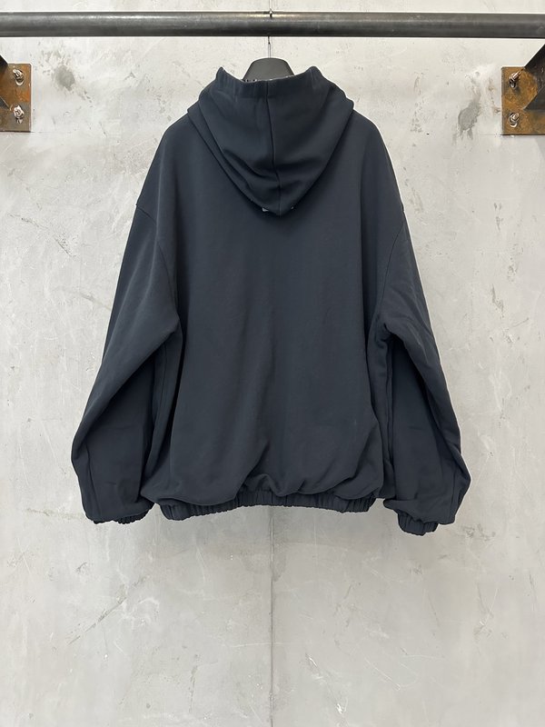 발렌시아가 체크 양면 착용 지퍼 자켓 001-272039