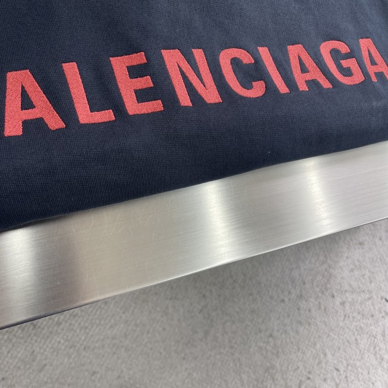 Balenciaga 자수 후드 데님 자켓 001-272052