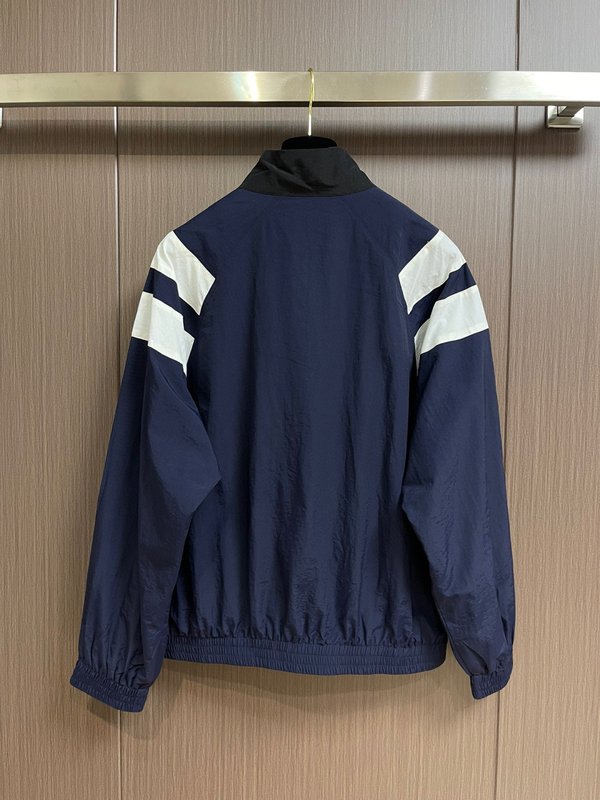 Balenciaga 자수 스탠드 칼라 지퍼 자켓 세트 001-272061