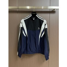 Balenciaga 자수 스탠드 칼라 지퍼 자켓 세트 001-272061