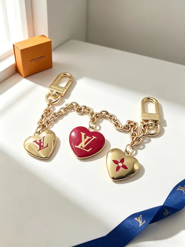 LV 하트 참 빈티지 레드 001-272439