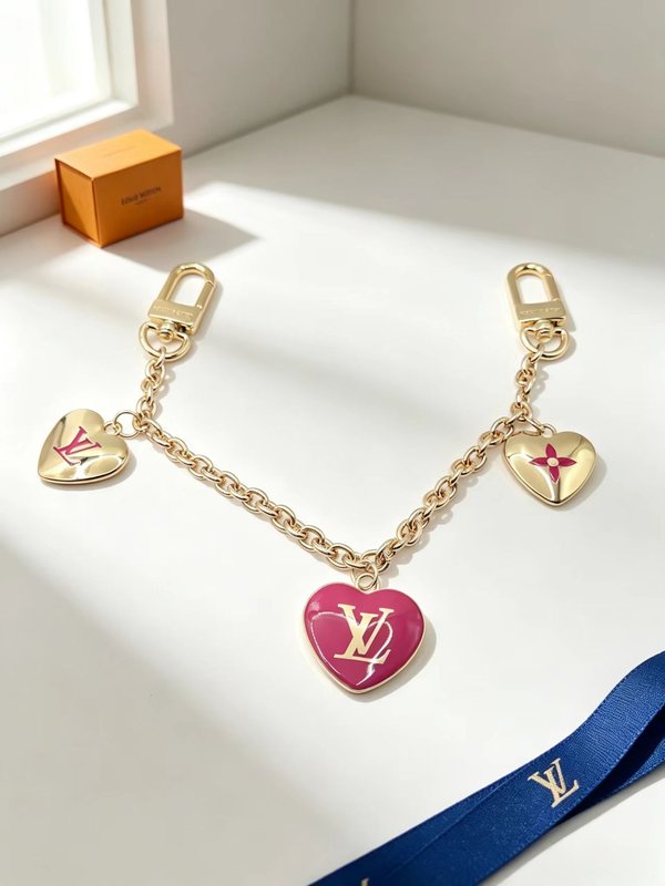 LV 하트 참 빈티지 레드 001-272439