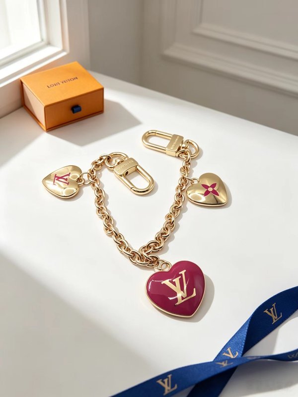LV 하트 참 빈티지 레드 001-272439