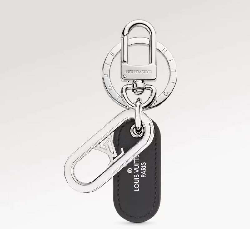 루이 다크그레이 실버 버클 열쇠고리 001-272682