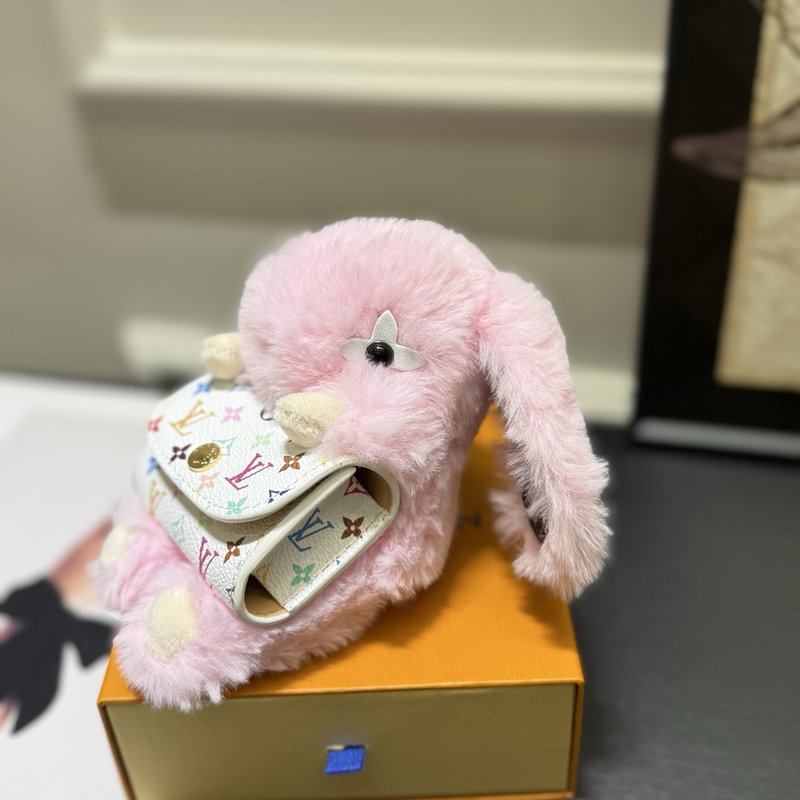 루이비통 토끼 인형 이어폰 백참 001-272726