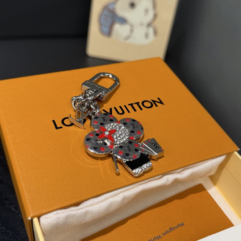 Vuitton 비비안 태양꽃 포커 카드 크리스탈 키링 001-273079
