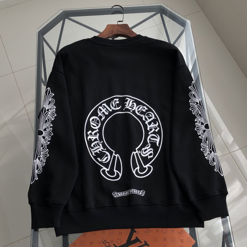 Chrome Hearts 자수 프린트 라운드넥 스웨트셔 001-273361
