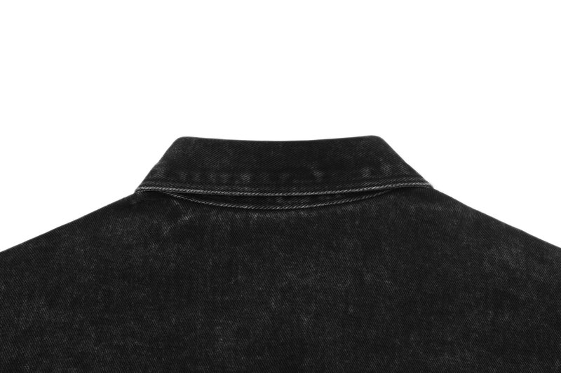 크롬하츠 다크 크로스 데님 셔츠 001-273386