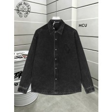 크롬하츠 다크 크로스 데님 셔츠 001-273386