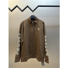 크롬하츠 자수 하프지퍼 롱슬리브 스웨트셔츠 001-273389
