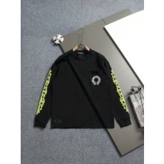 크롬하츠 크로스 말발굽 로고 프린트 롱슬리브 001-273405