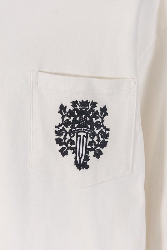 Chrome Hearts 중공 세탁 입체 프린트 반팔 001-273420
