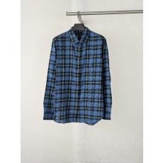 크롬하츠 체크 크로스 플라워 롱슬리브 셔츠 001-273426