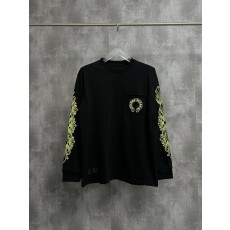 크롬하츠 플루오로 옐로우 말발굽 긴팔 티셔츠 001-273431