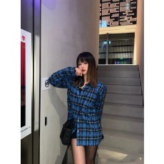 크롬하츠 풀 프린트 체크 셔츠 001-273484