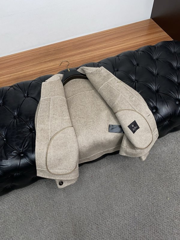 남성 캐주얼 울 라펠 자켓 001-273537
