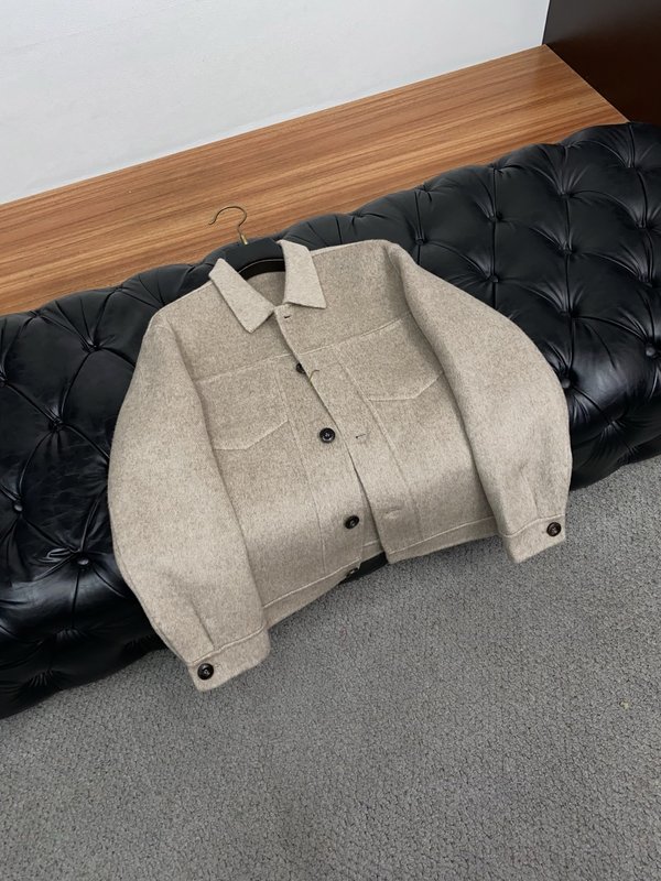 남성 캐주얼 울 라펠 자켓 001-273537