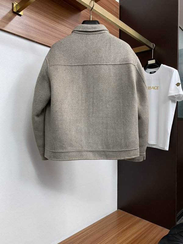 남성 캐주얼 울 라펠 자켓 001-273537