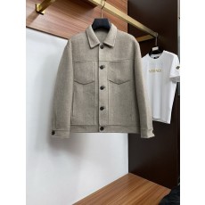 남성 캐주얼 울 라펠 자켓 001-273537