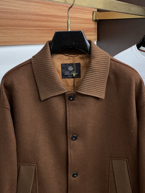 Loro Piana 남성 노치 라펠 울 자켓 001-273546