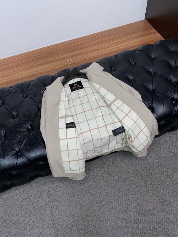로로피아나 남성 턴다운 칼라 자켓 001-273565