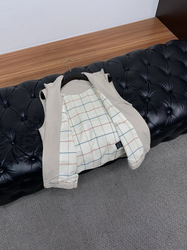 로로피아나 남성 캐주얼 지퍼 베스트 자켓 001-273583