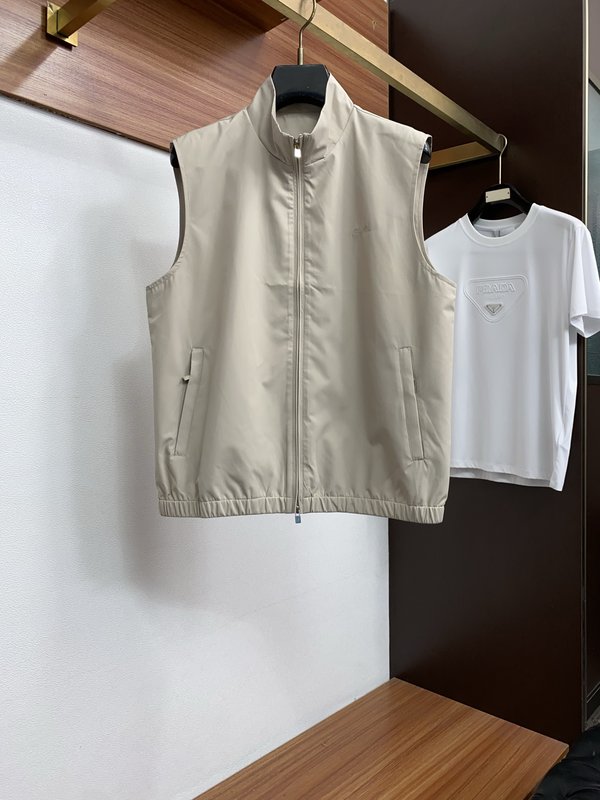 로로피아나 남성 캐주얼 지퍼 베스트 자켓 001-273583