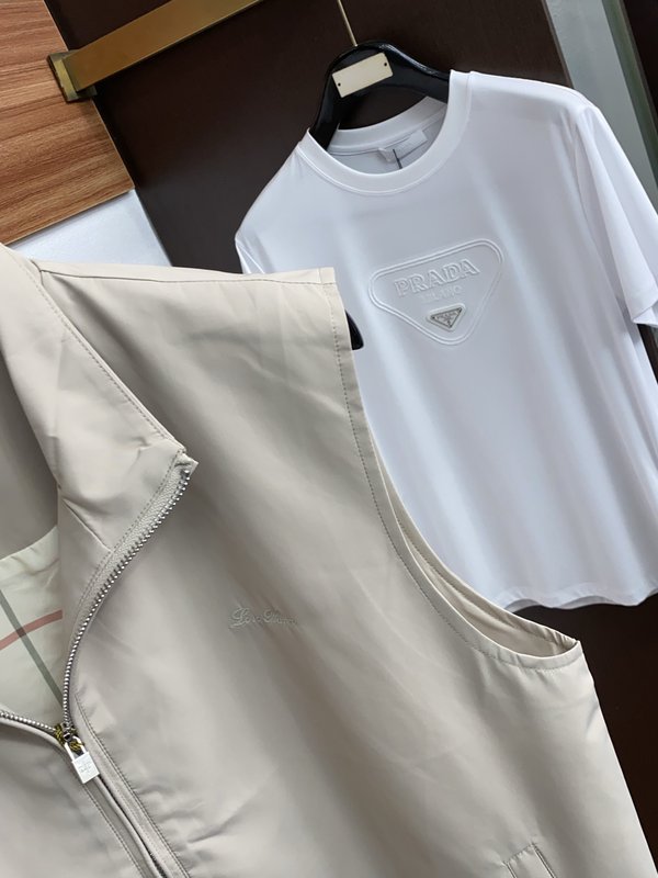 로로피아나 남성 캐주얼 지퍼 베스트 자켓 001-273583