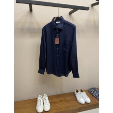 Loro Piana 남성 턴다운 칼라 셔츠 001-273593