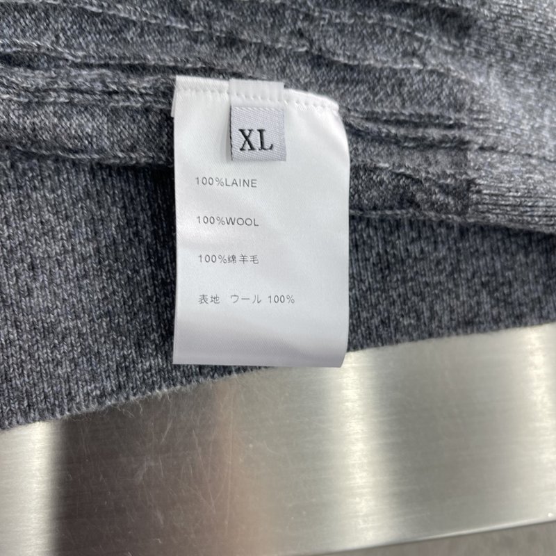 로로피아나 컬러블록 케이블 폴로넥 울 스웨터 001-273648