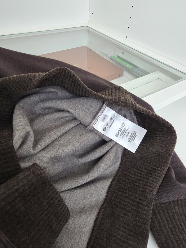 Loro Piana 캐시미어 혼방 하프 터틀넥 남성 스 001-273649