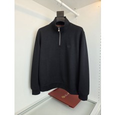 Loro Piana 캐시미어 혼방 하프넥 스웨트셔츠 001-273661