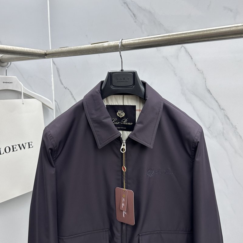 Loro Piana 턴다운 칼라 자켓 001-273677