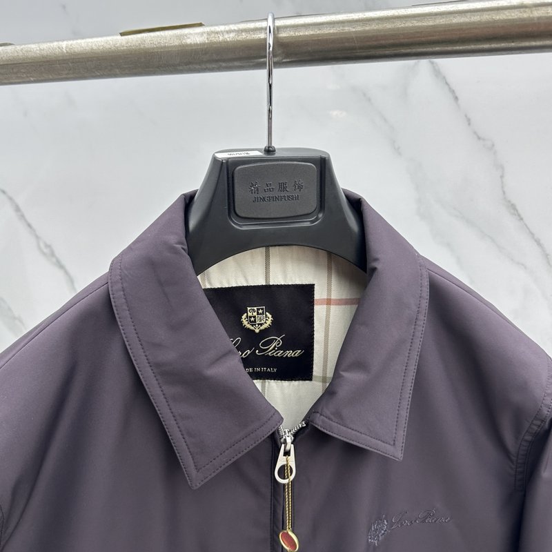 Loro Piana 턴다운 칼라 자켓 001-273677