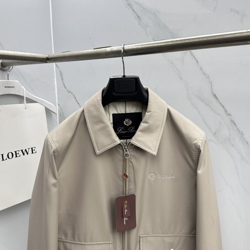Loro Piana 턴다운 칼라 자켓 001-273678