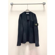 Stone Island 워싱 빈티지 심플 맨투맨 001-273686