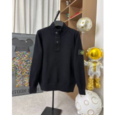 스톤아일랜드 니트 모직 패치 울 반오픈 가디건 001-273694